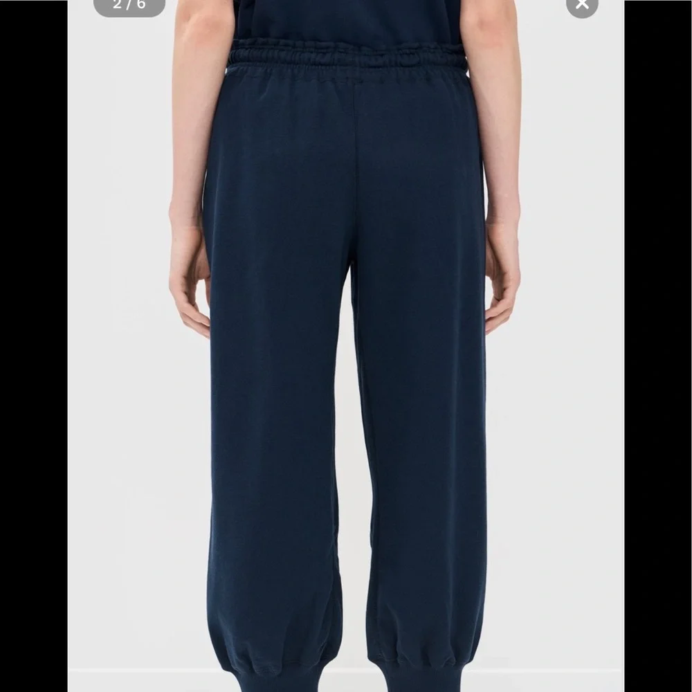 FP MOVEMENT flutter cropped joggers. Navy - Picture 2 of 6